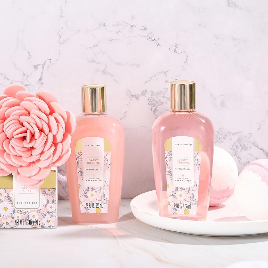Spa Luxetique Gift Sets Daisy Dreams Fashion Bath Set Tote