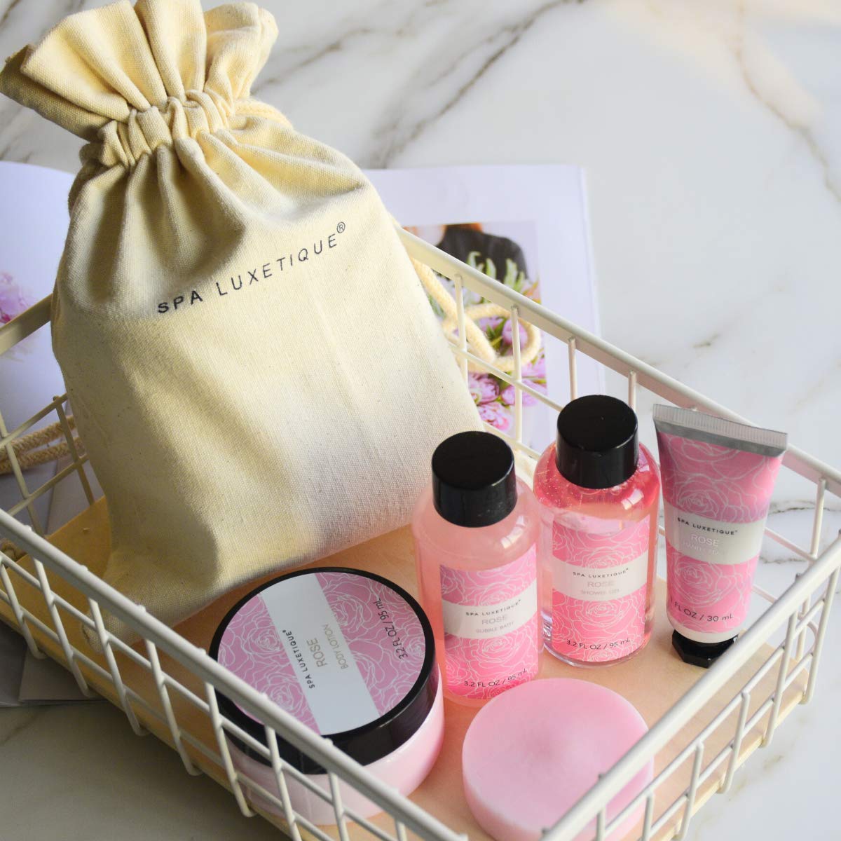 Spa Luxetique Gift Sets Rose Bath Gift Box