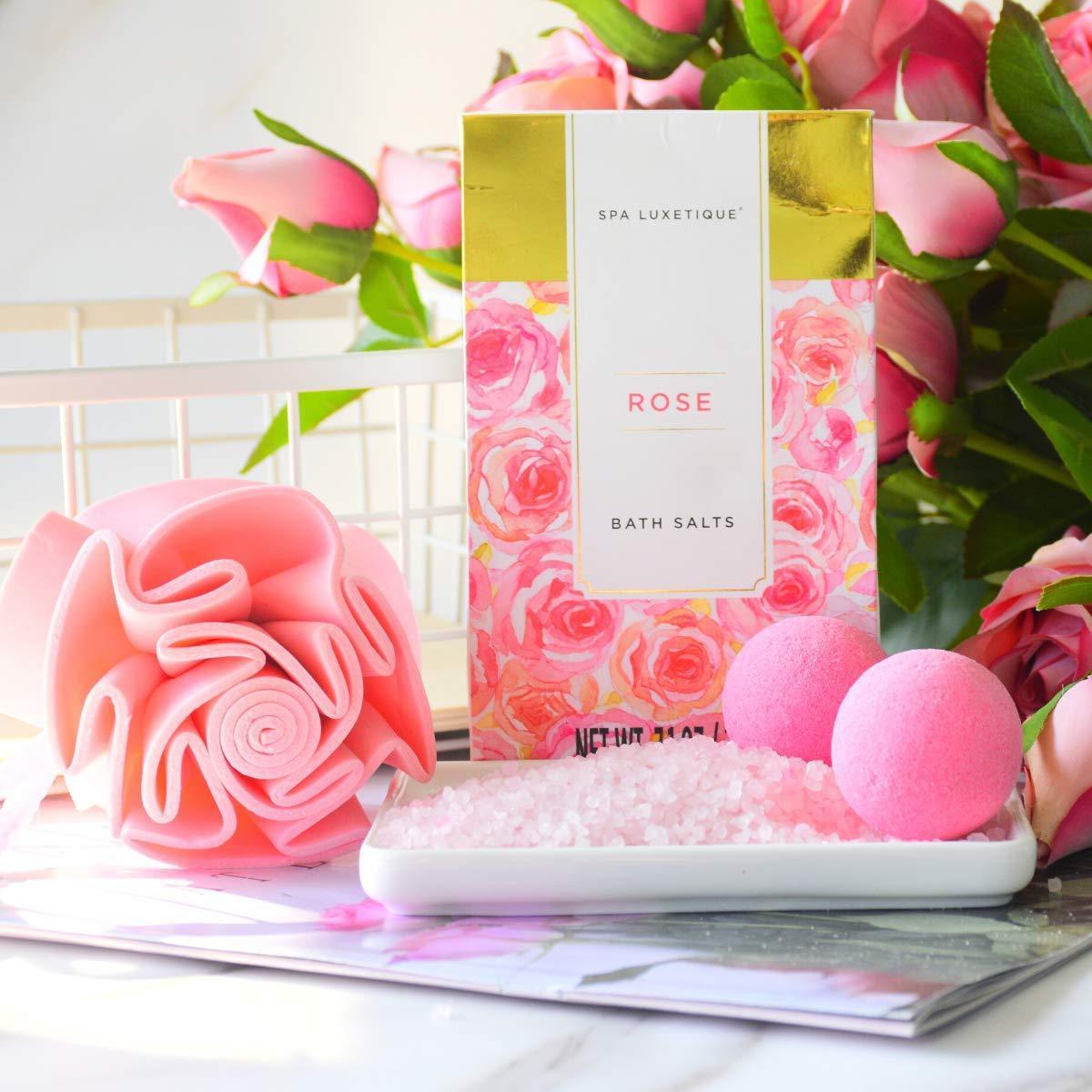 Spa Luxetique Gift Sets Rose Everyday Bath Set Tote