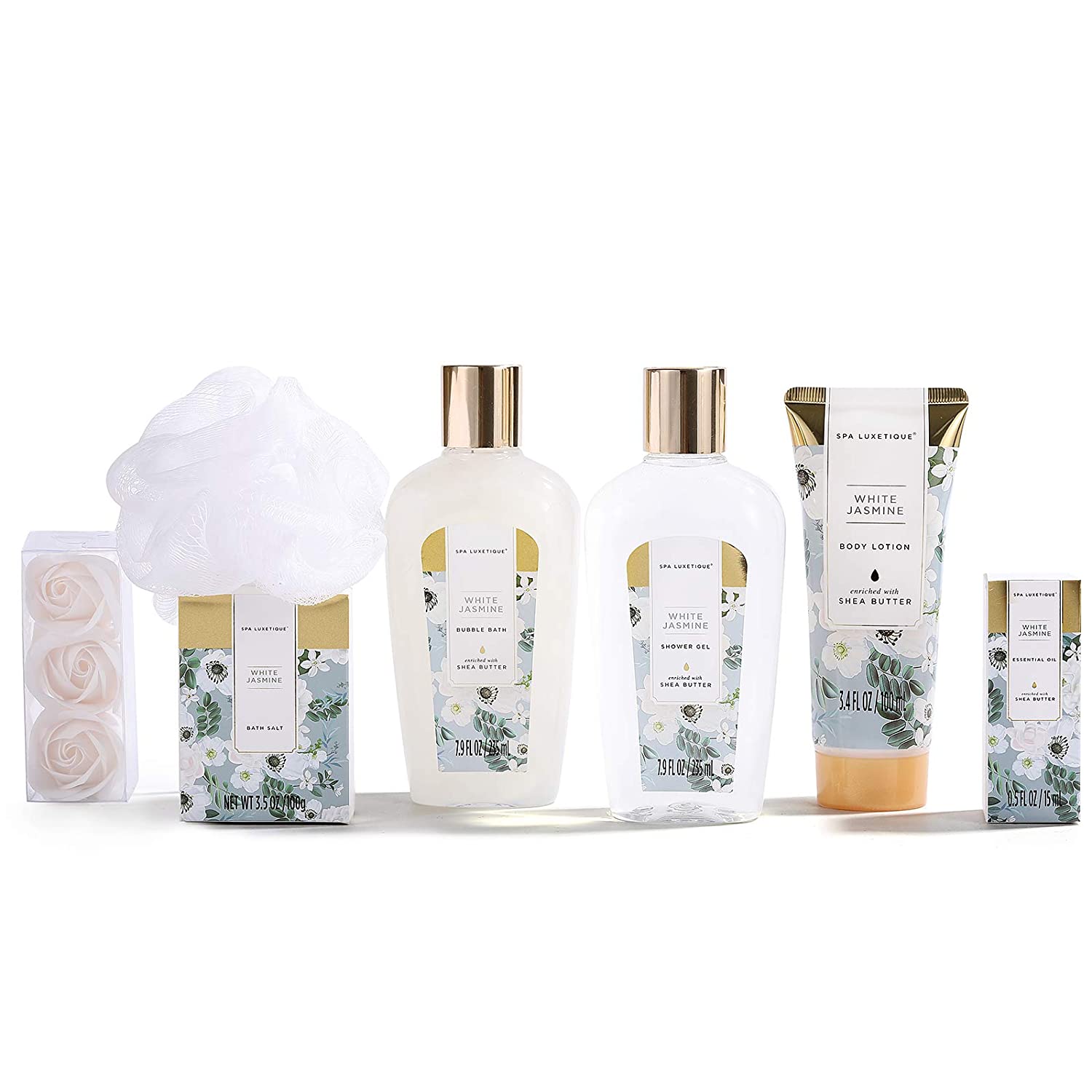 Spa Luxetique Gift Sets White Jasmine Spa Bathtub Set
