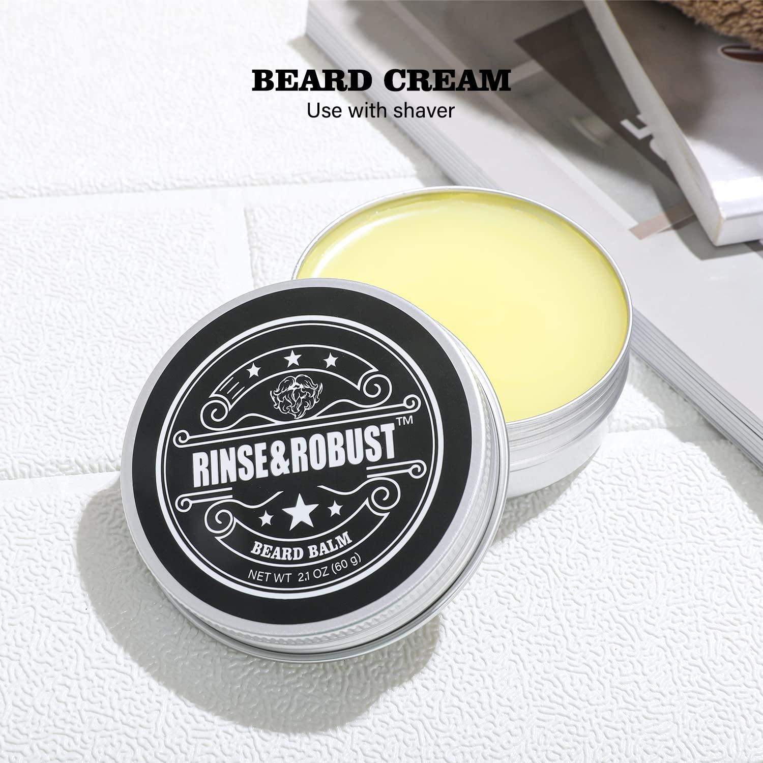 Body &amp; Earth Bar Soap Beard Care Grooming Kit with Wash &amp; Conditioner &amp; Traveling Bag, Gift Sets for Men