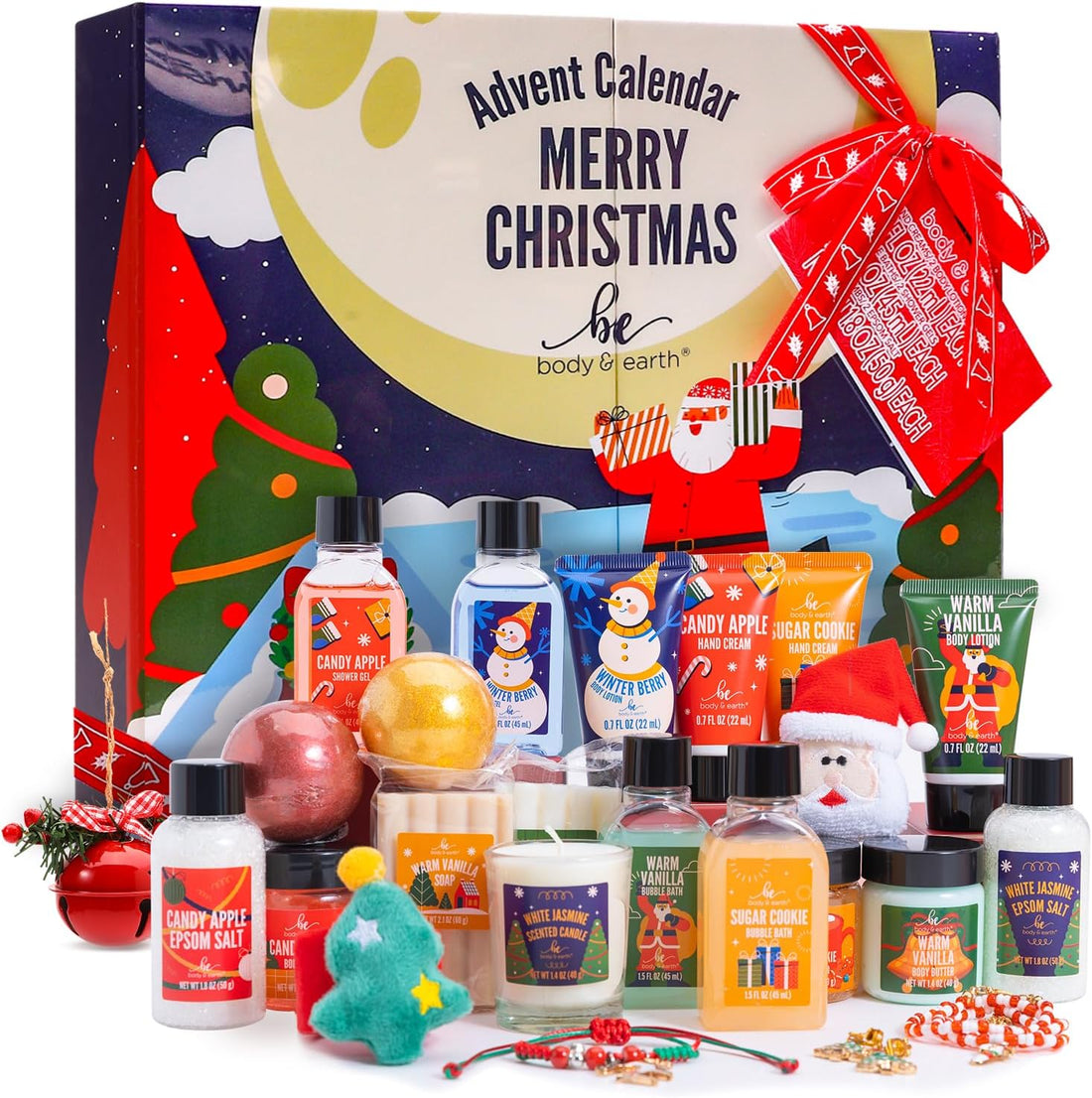 Body &amp; Earth Christmas Gift Sets Advent Calendar 2024 - Christmas Gift Sets for Women