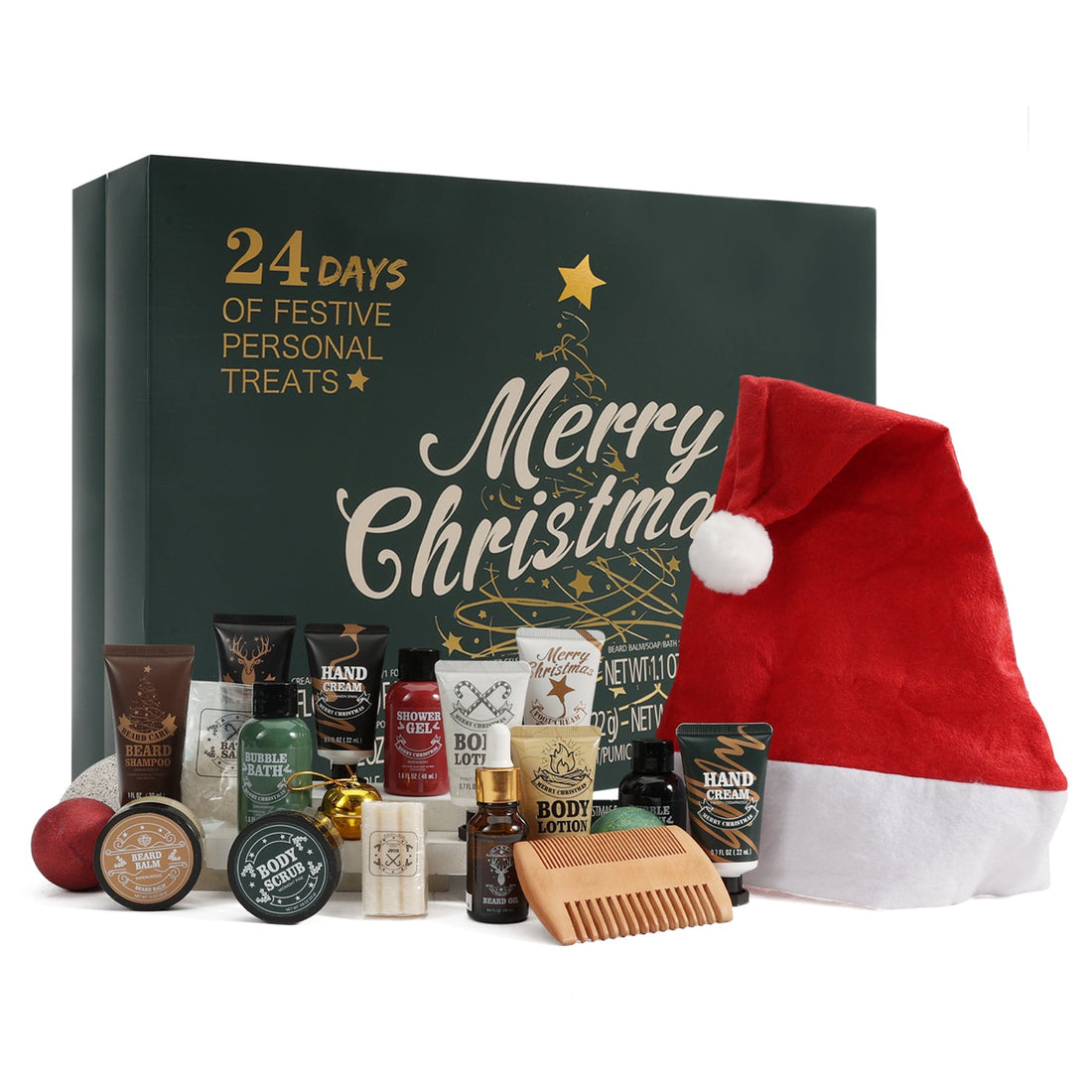 Body &amp; Earth Christmas Gift Sets Body &amp; Earth Advent Calendar 2024 for Men Christmas Gifts