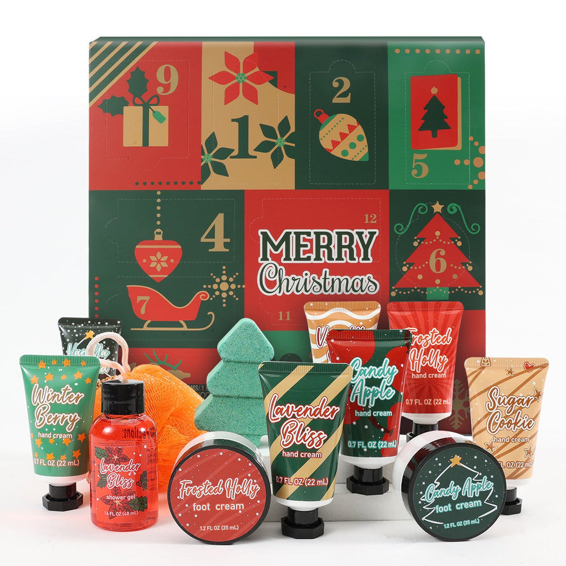 Body &amp; Earth Christmas Gift Sets Body &amp; Earth Christmas 12pcs Advent Calendar 2024