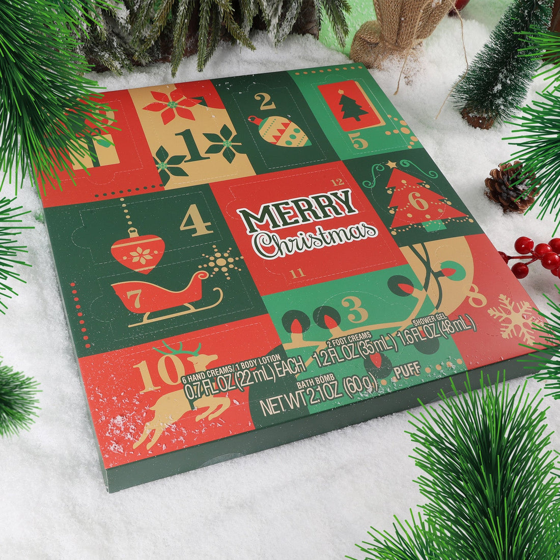 Body &amp; Earth Christmas Gift Sets Body &amp; Earth Christmas 12pcs Advent Calendar 2024