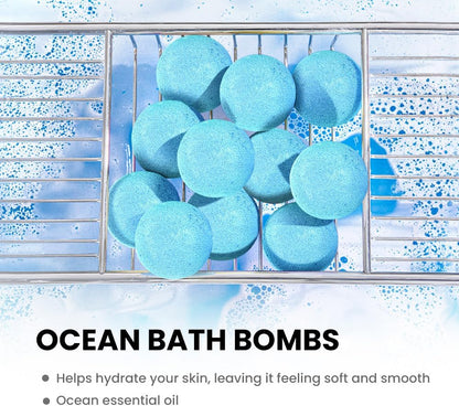 Body &amp; Earth Inc 10pcs Ocean Bath Bomb Gift Sets