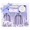 Body & Earth Inc 6 Pcs Lavender Relaxing Bath and Body Set