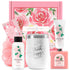 Body & Earth Inc 6 Pcs Rose Scent Gift Baskets for Mom