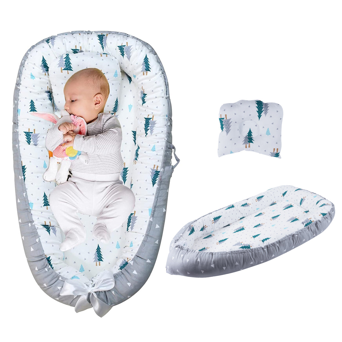 Body &amp; Earth Inc Baby Crib Nest Bed Portable Crib Sleeper Cradle