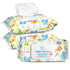 Body & Earth Inc Baby Diaper Wipes Unscented 3 Flip-top Packs