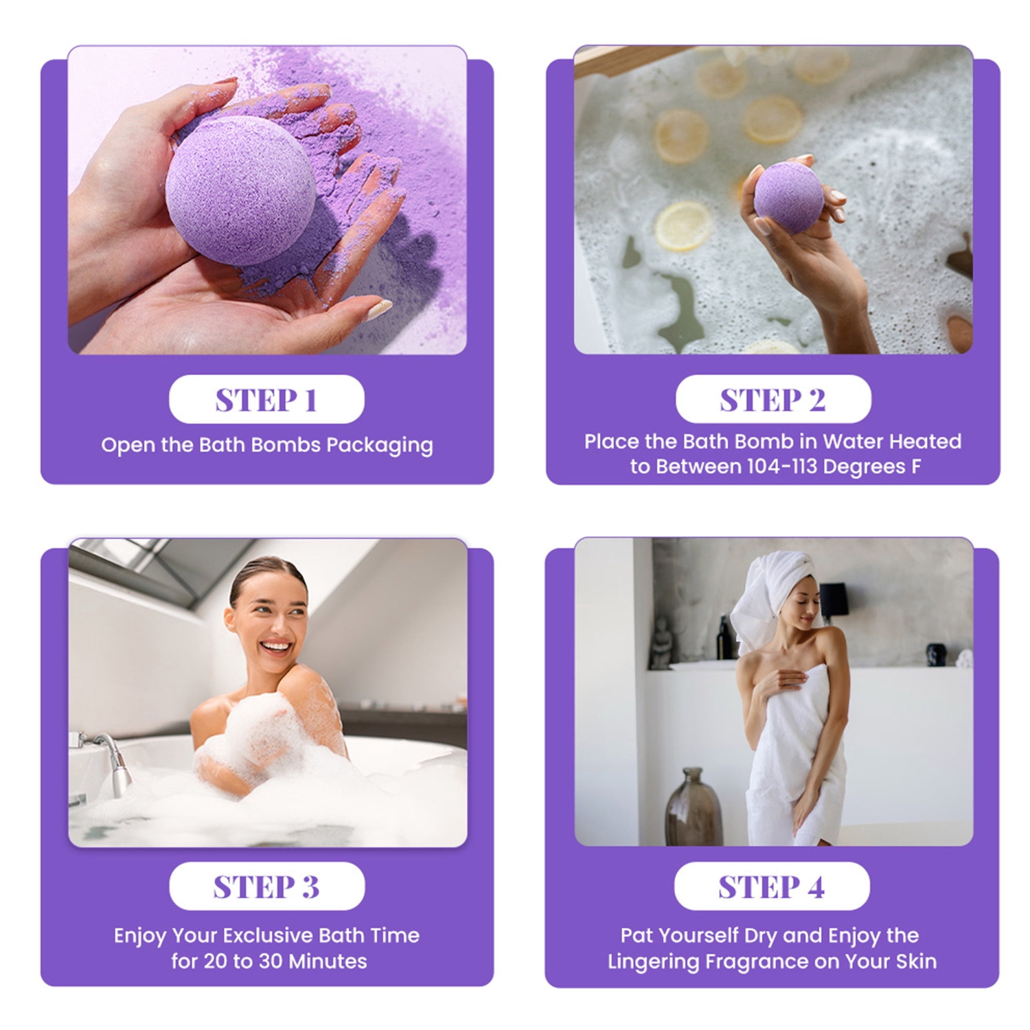 Body &amp; Earth Inc Bath Bombs Gift Set for Women Relaxing