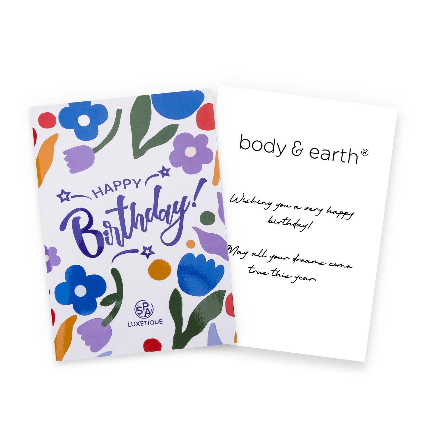 Body &amp; Earth Inc Birthday Card