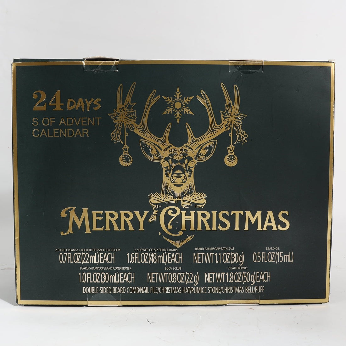 Body &amp; Earth Inc Body &amp; Earth 2025 Advent Calendar - 24 Days of Christmas Gifts Sets for Men, eard Grooming Kits