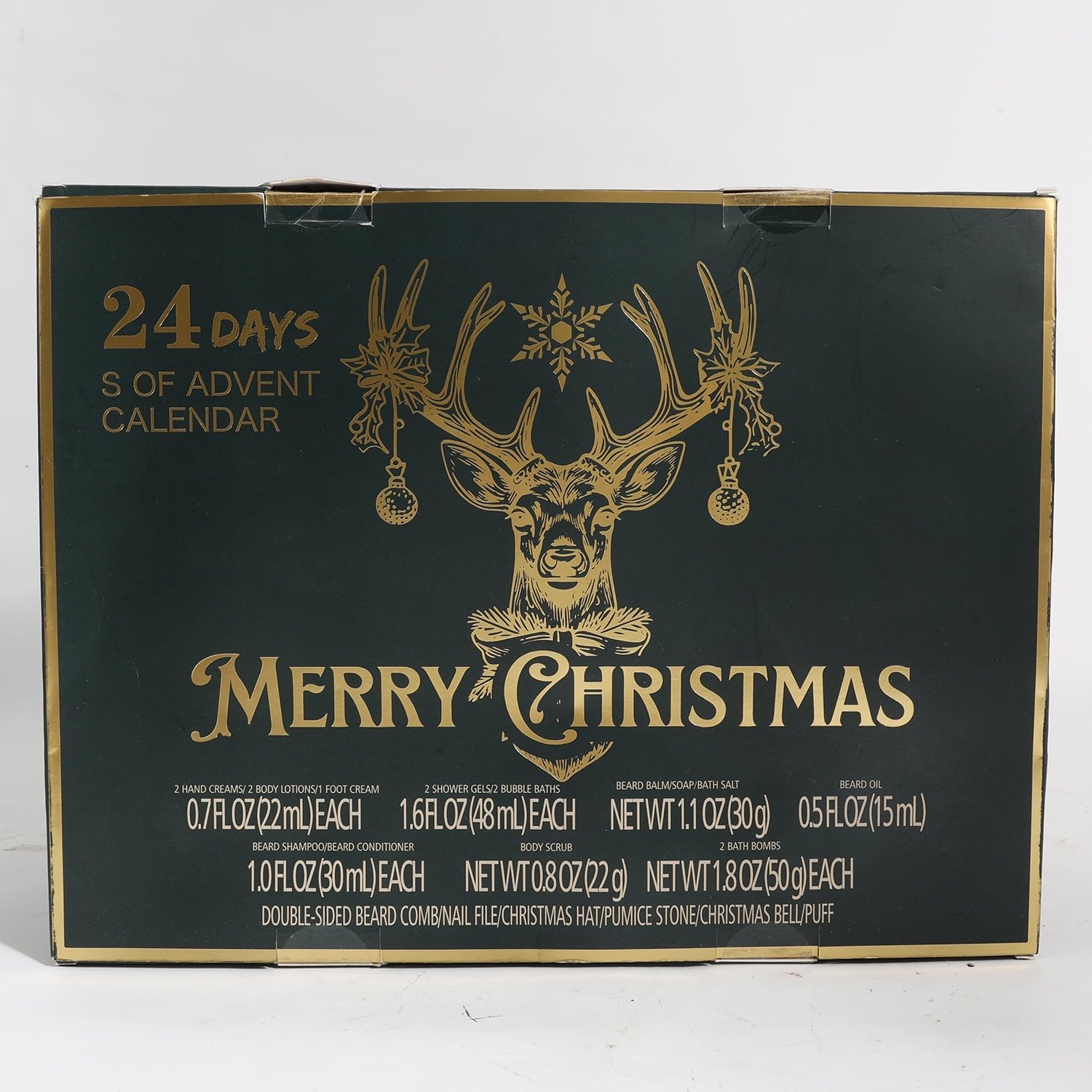 Body &amp; Earth Inc Body &amp; Earth 2025 Advent Calendar - 24 Days of Christmas Gifts Sets for Men, eard Grooming Kits