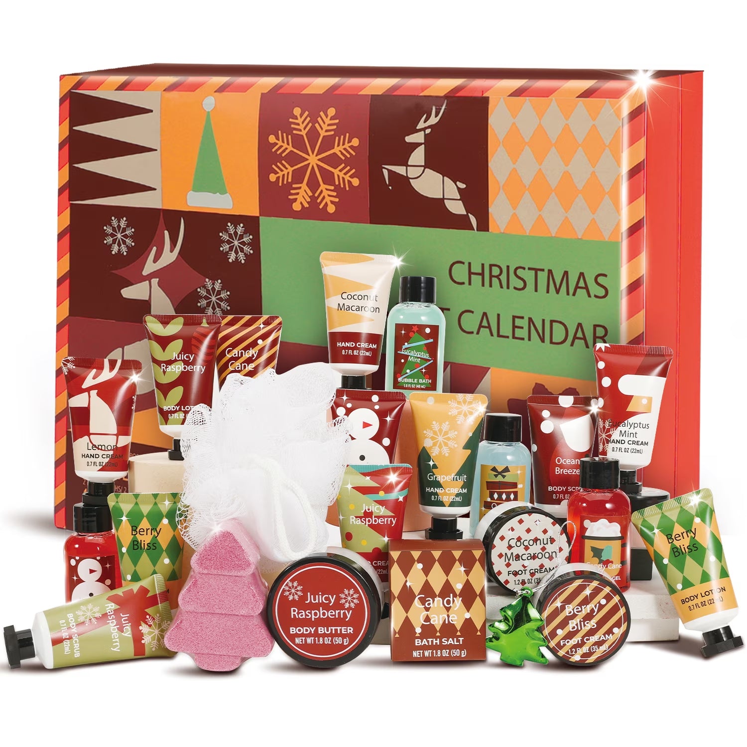 Body &amp; Earth Inc Body &amp; Earth 24 Days Christmas Advent Calendar 2026, Bath Sets Gift Idea for Women Xmas