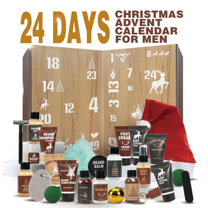 Body &amp; Earth Inc Body &amp; Earth Advent Calendar 2025 for Men Christmas Gift Sets - Beard Grooming Kits
