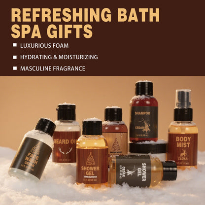 Body &amp; Earth Inc Body &amp; Earth Advent Calendar 2025 for Men Christmas Gift Sets - Beard Grooming Kits