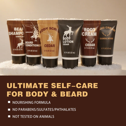 Body &amp; Earth Inc Body &amp; Earth Advent Calendar 2025 for Men Christmas Gift Sets - Beard Grooming Kits
