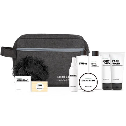 Body &amp; Earth Inc Body &amp; Earth Spa Gift Baskets for Men, Cedar Scented Bath Set, Birthday Father&