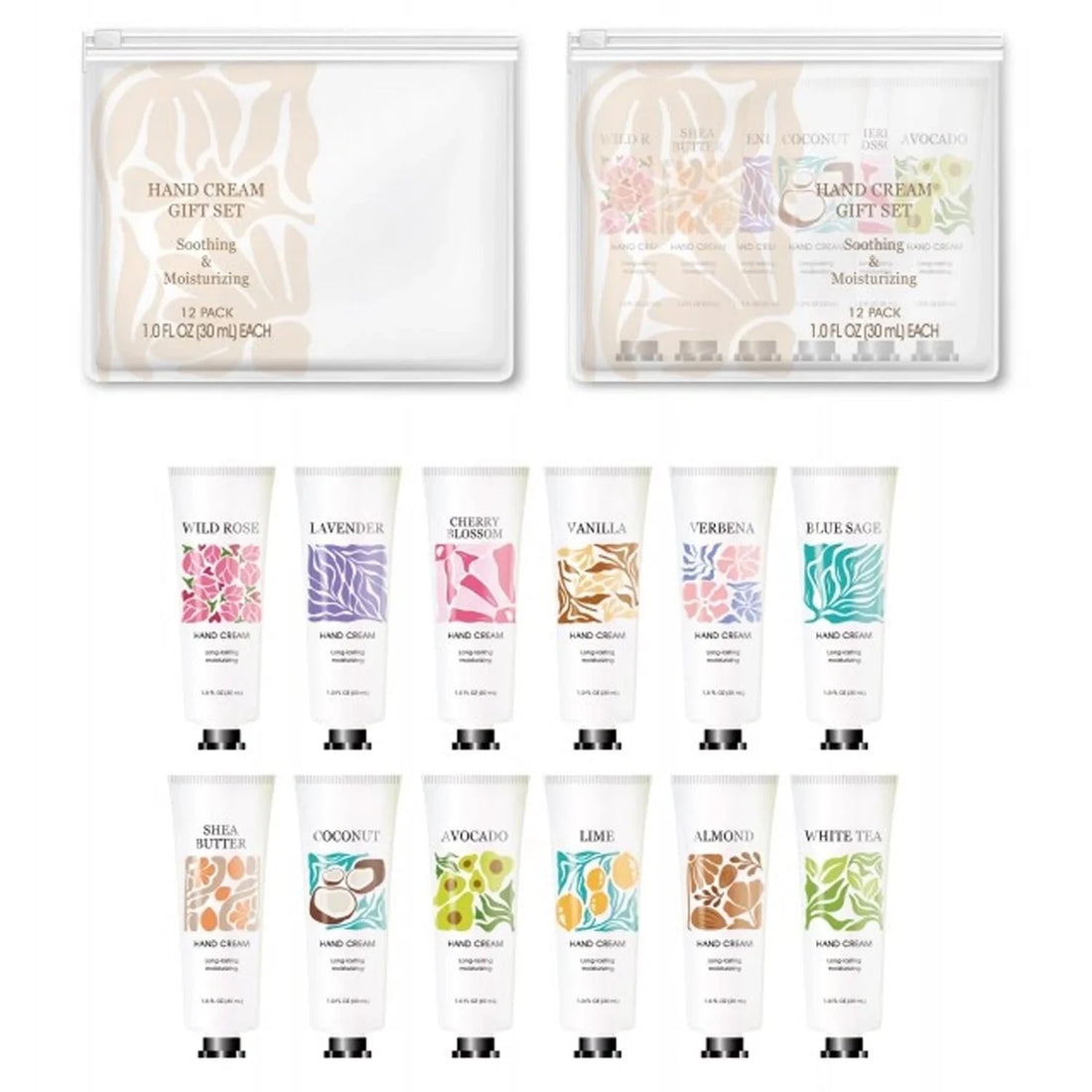 Body & Earth Inc Hand Cream Gift Set, Travel-Size Moisturizer for Dry Hands