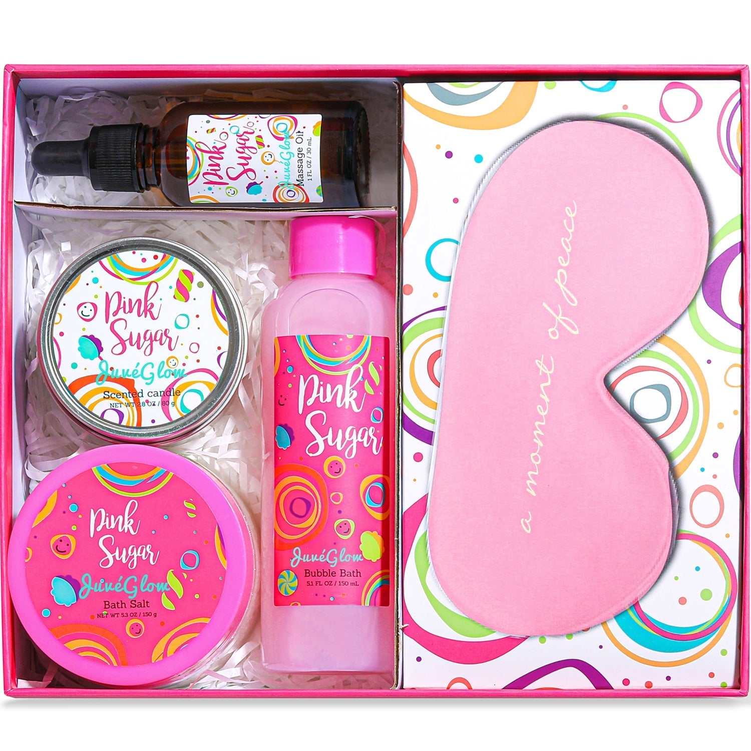 Body &amp; Earth Inc JuvéGlow Pink Sugar Bath Gift Set