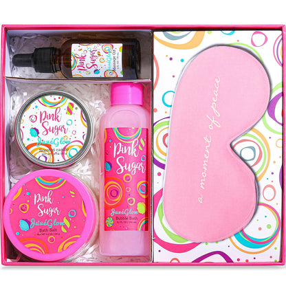 Body &amp; Earth Inc JuvéGlow Pink Sugar Bath Gift Set