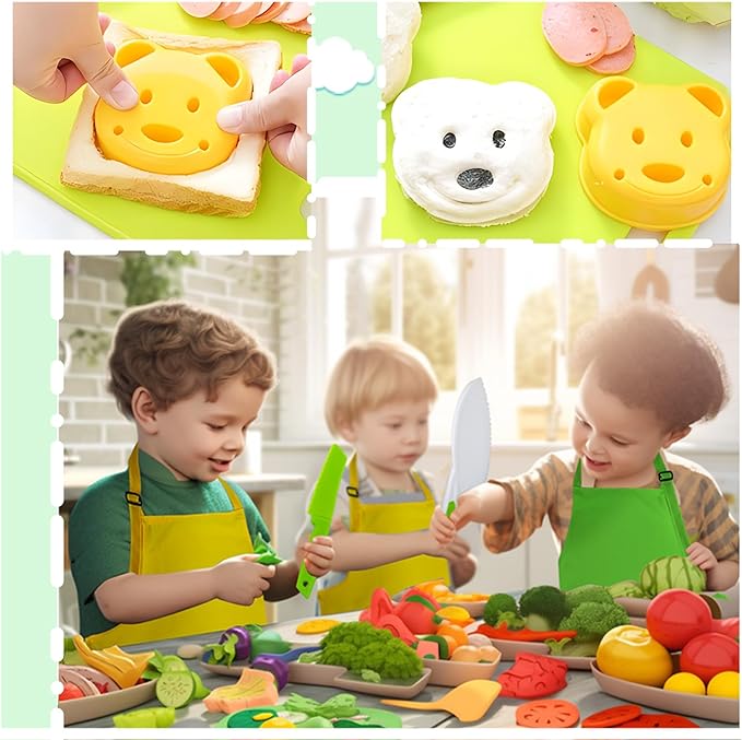 Body &amp; Earth Inc Montessori Kitchen Tools Girl Toys for 3 4 5 6 7 8 Year Old Girls Gifts