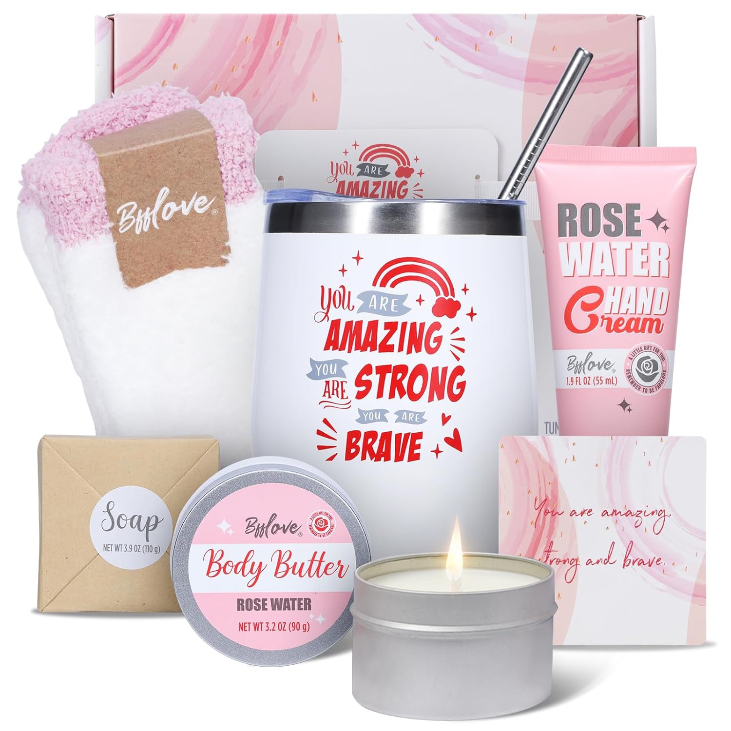 Body &amp; Earth Inc Perfect Bath and Body Gifts Set for Mom 6pcs Beauty Gift Kits