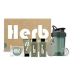 Body & Earth Inc Rinse & Robust Herbal 6pcs Men's Spa Gift Sets with Sports Water Bottle