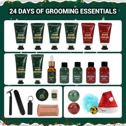 Body &amp; Earth Inc Rinse &amp; Robust Mens Christmas Gift Sets 2025 Advent Calendar