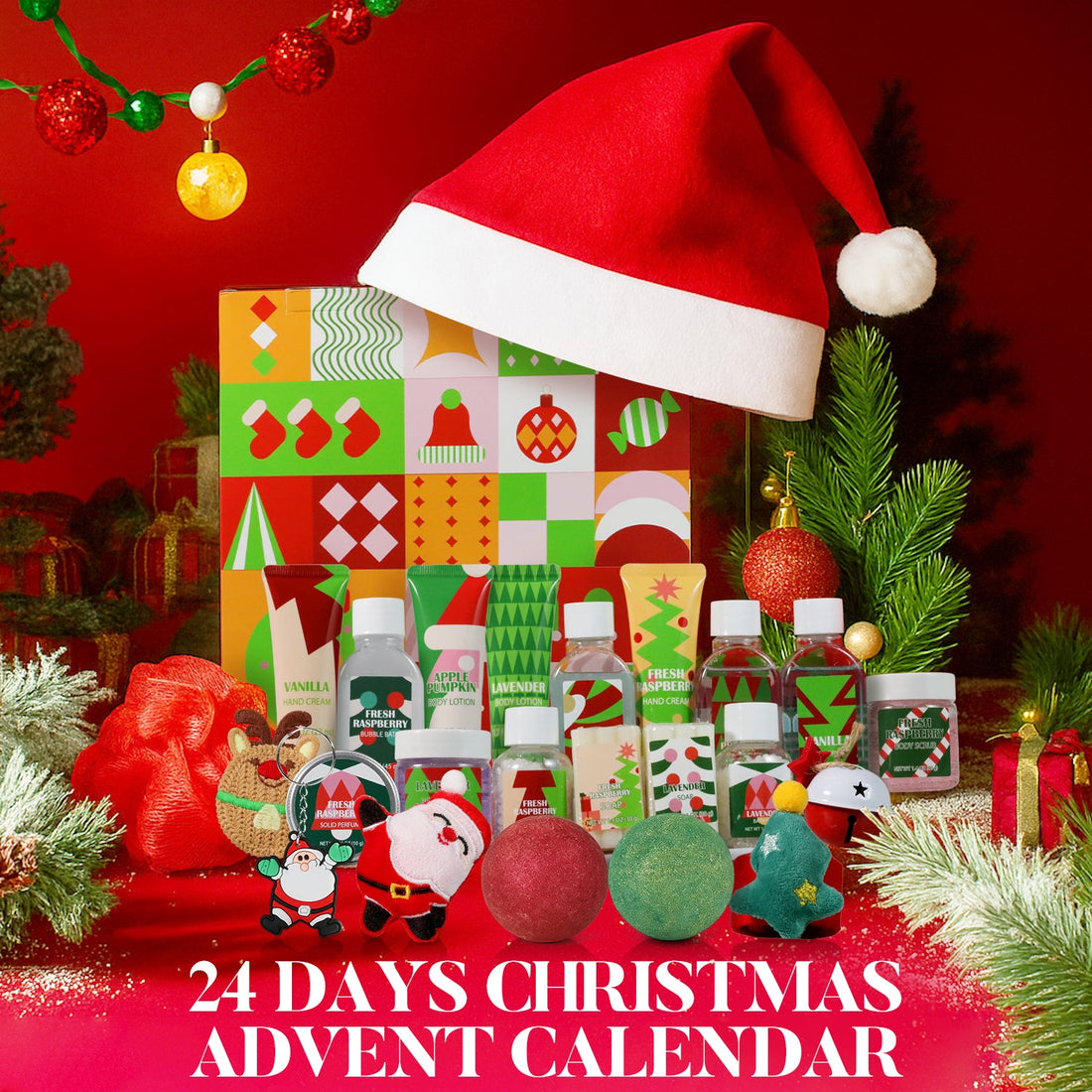 Body &amp; Earth Inc Spa Luxetique Advent Calendar 2025 Holiday Christmas Gifts for Women New Year, 24 Days of Beauty Skincare
