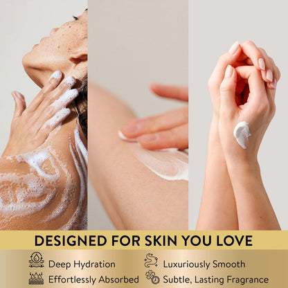 Body &amp; Earth Inc Spa Luxetique Bath and Body Gift Sets for Women, 8 Pcs Vanilla Scent Self Care Kits