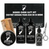 Rinse & Robust Beard Kit for Men, 6Pcs Deluxe Whiskey Beard Grooming Kit with Beard Shampoo Conditioner Oil Balm Comb Scissors