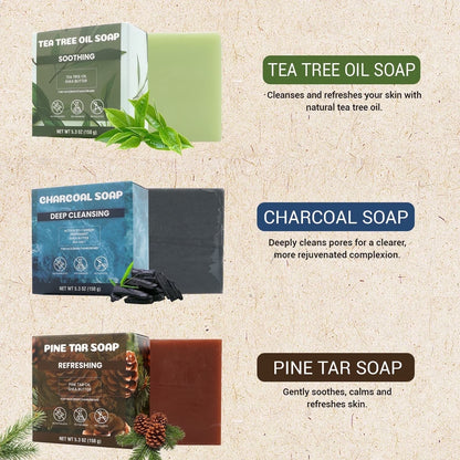 Rinse &amp; Robust Rinse &amp; Robust Bath Bar Soap Gift Sets for Men