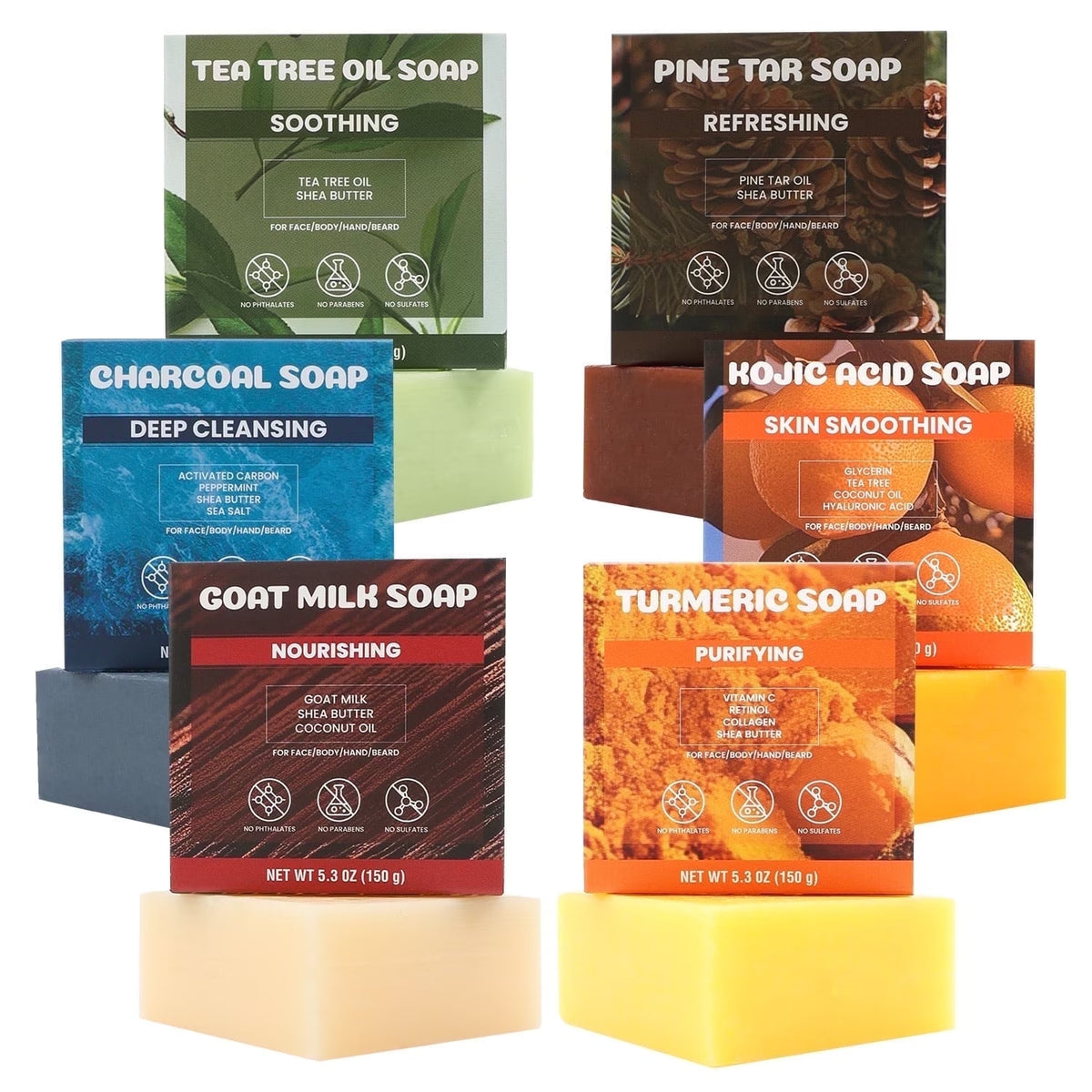 Rinse &amp; Robust Rinse &amp; Robust Bath Bar Soap Gift Sets for Men