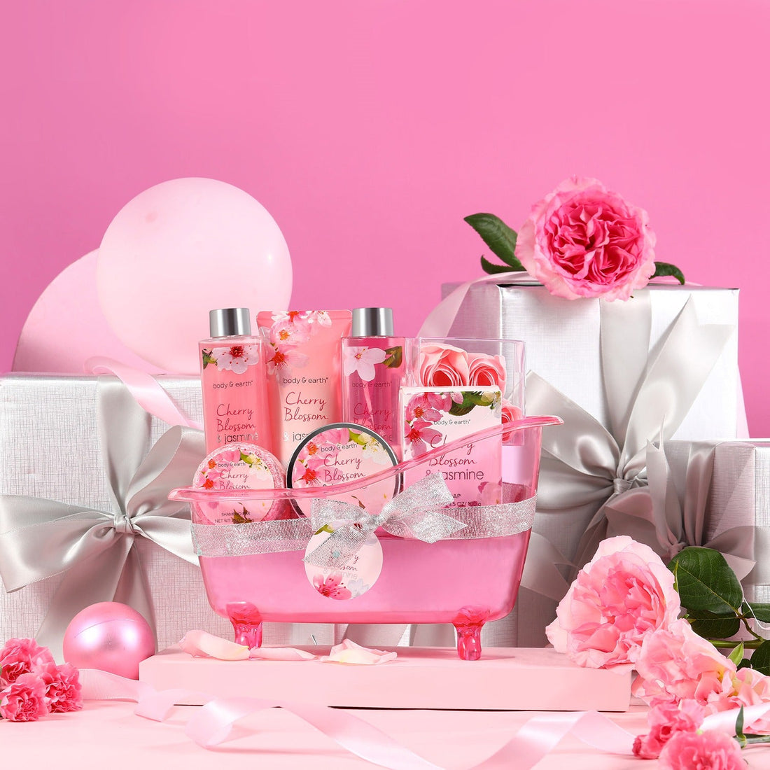Spa Luxetique Cherry Blossom Vanilla Gift Sets Bundle