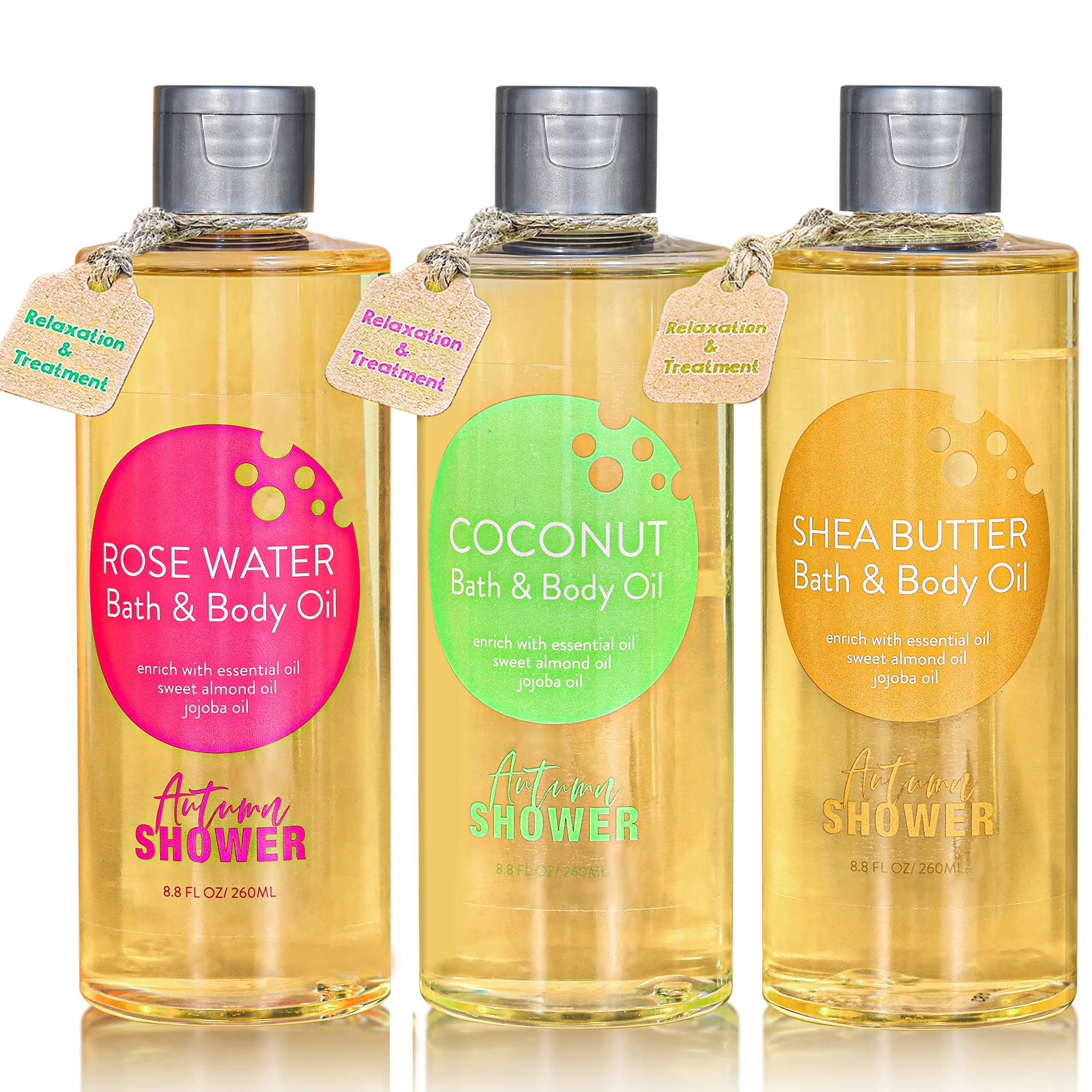 Autumn Shower Body Oil 3 Pack Bath and Body Oil