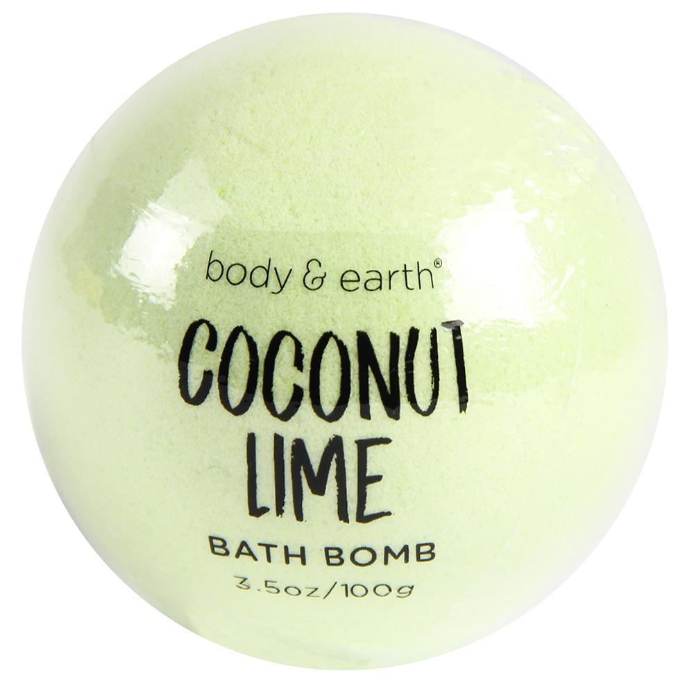 Body &amp; Earth Bath Bomb Coconut Lime Bath Bombs Set-*10pcs