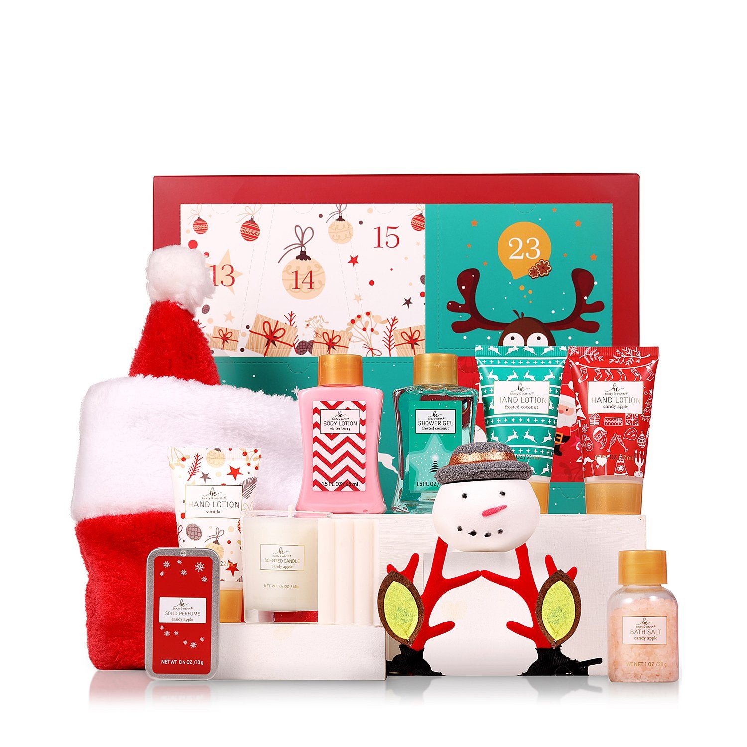 Body &amp; Earth Gift Sets 12pc Advent Calendar Spa Sets