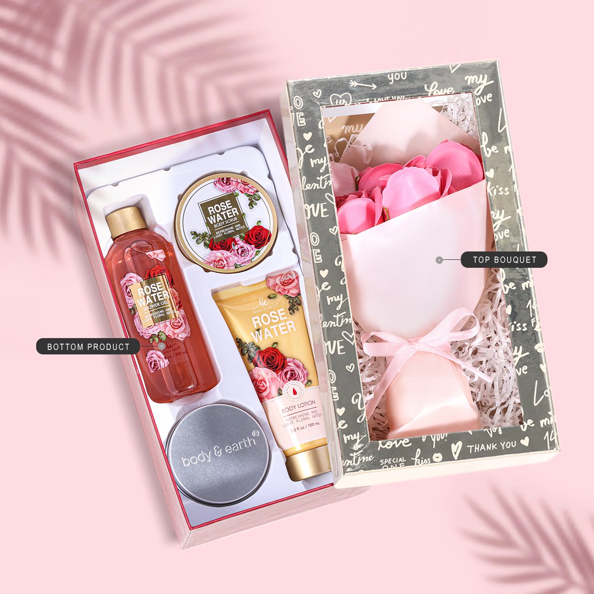 Body &amp; Earth Gift Sets Spa Gift Set With Rose Bouquet