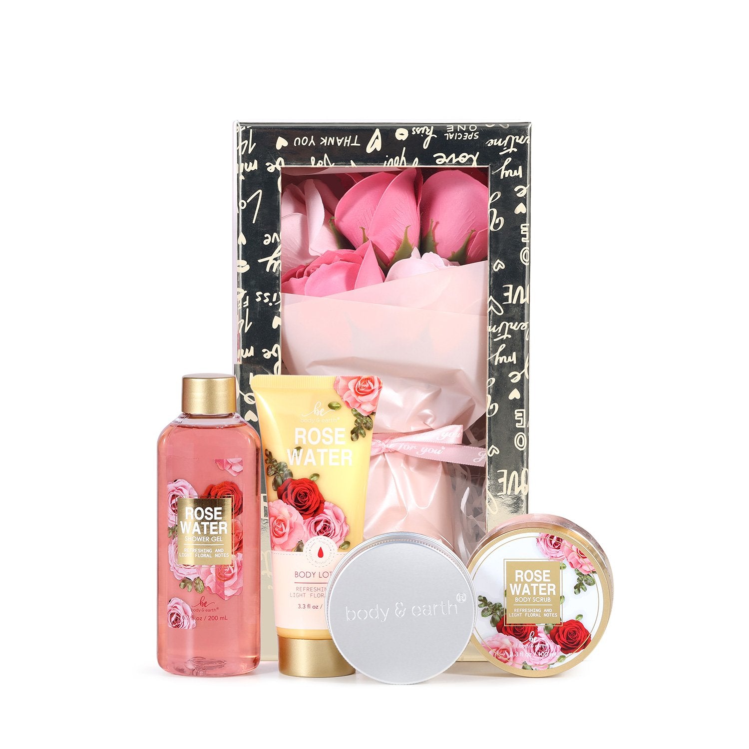 Body &amp; Earth Gift Sets Spa Gift Set With Rose Bouquet