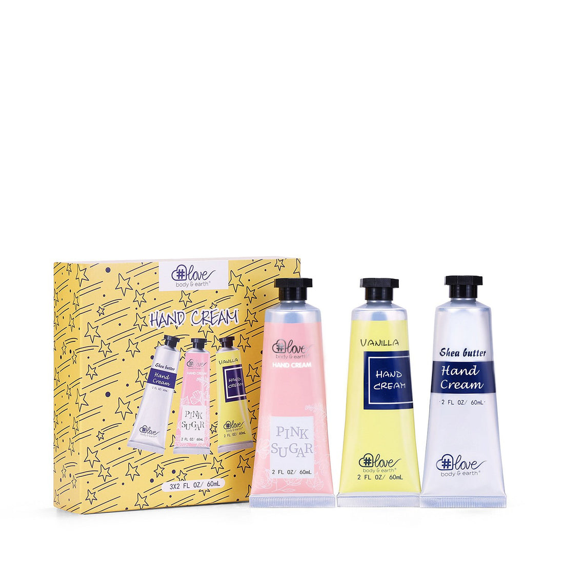 Body &amp; Earth Love Gift Sets Meteor Hand Cream Trio