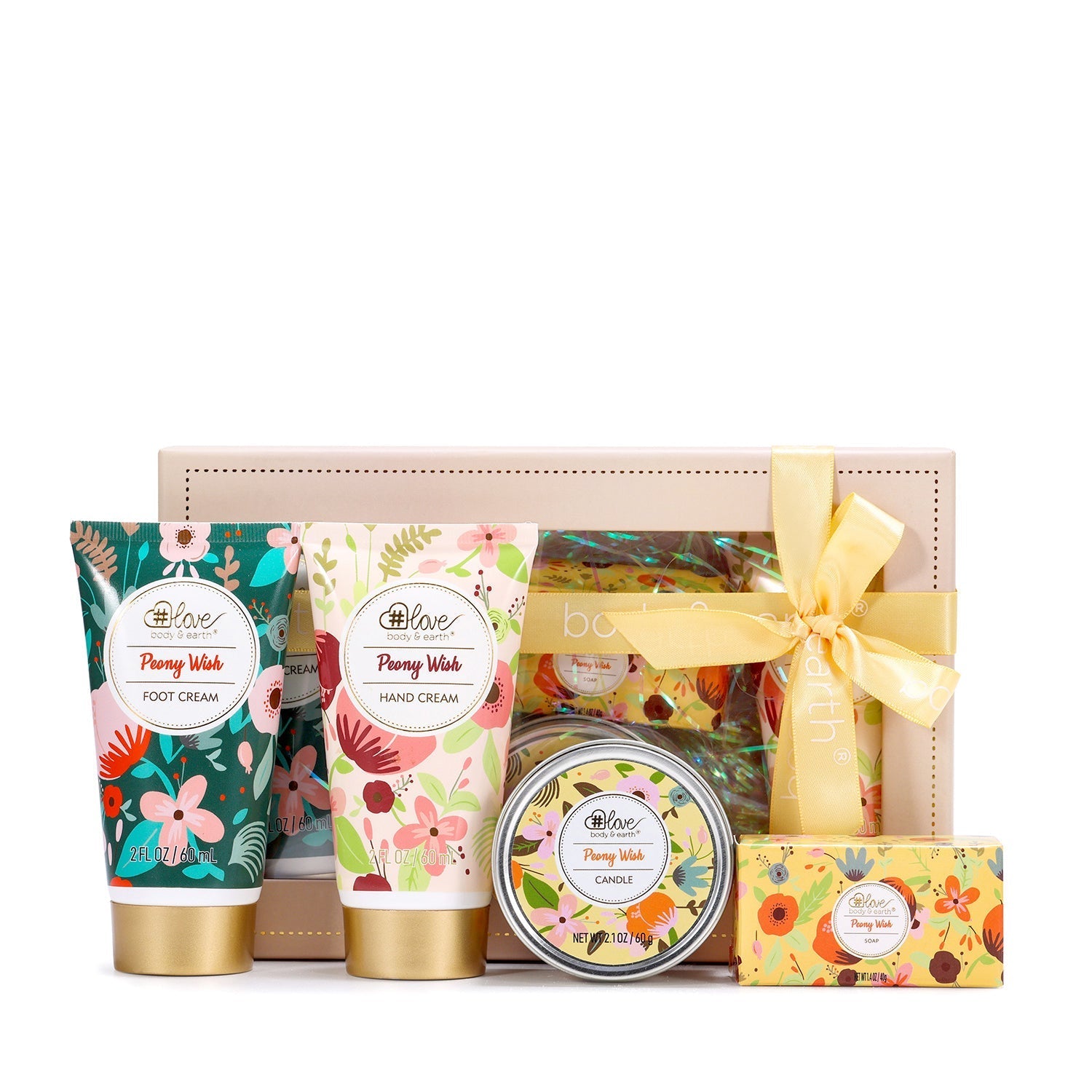 Body &amp; Earth Love Gift Sets Peony Wish Body Care Gift Set