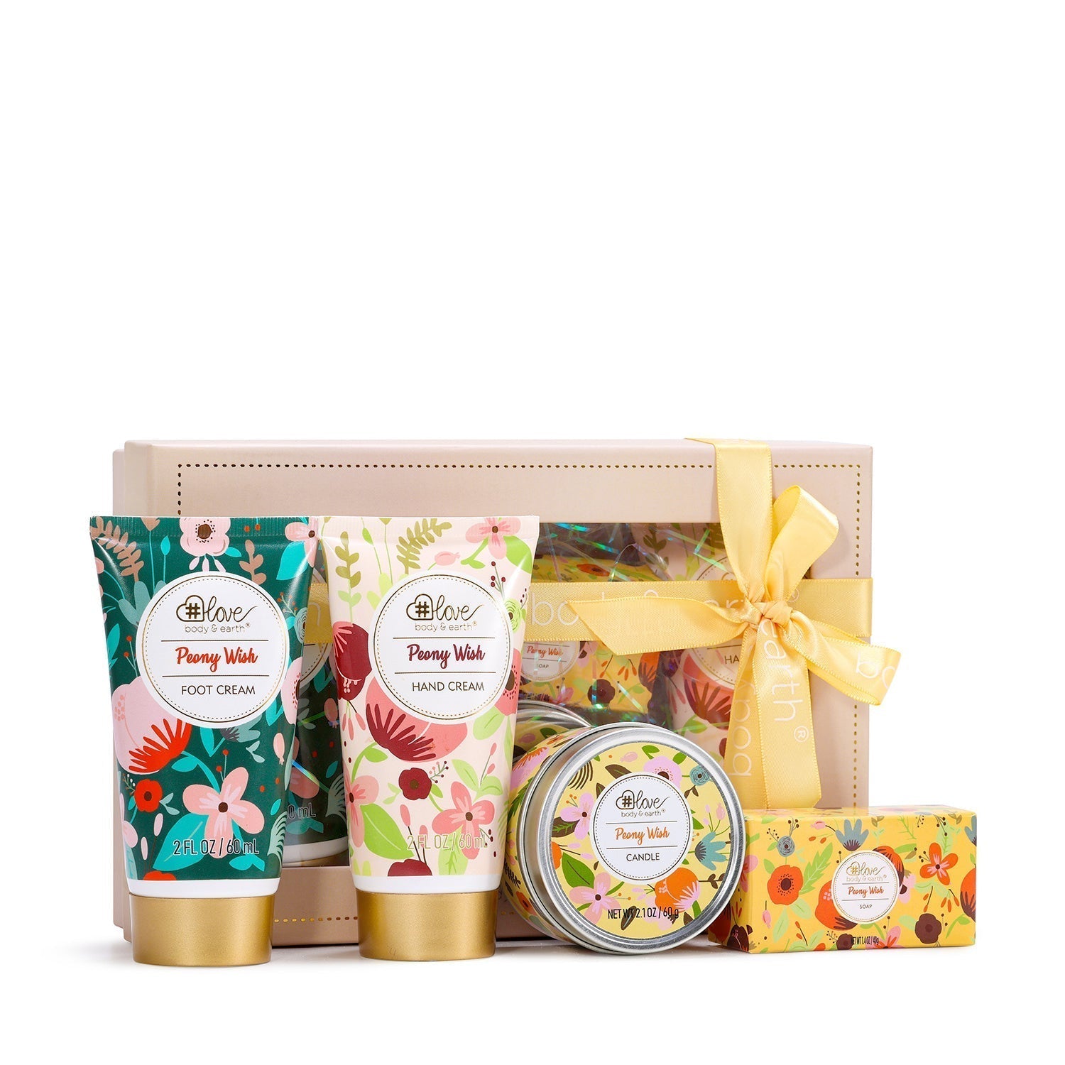 Body &amp; Earth Love Gift Sets Peony Wish Body Care Gift Set