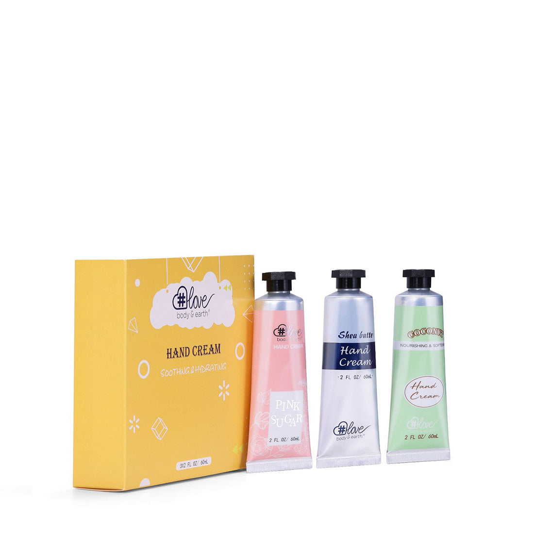 Body &amp; Earth Love Gift Sets Vitality Hand Cream Trio