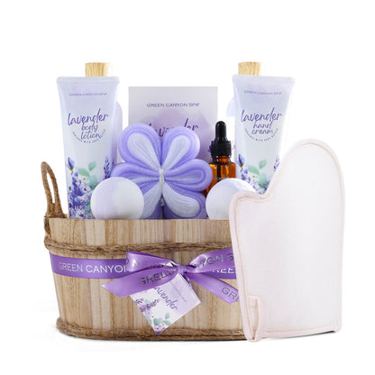 Green Canyon Spa Gift Sets Lavender Bath and Body Set