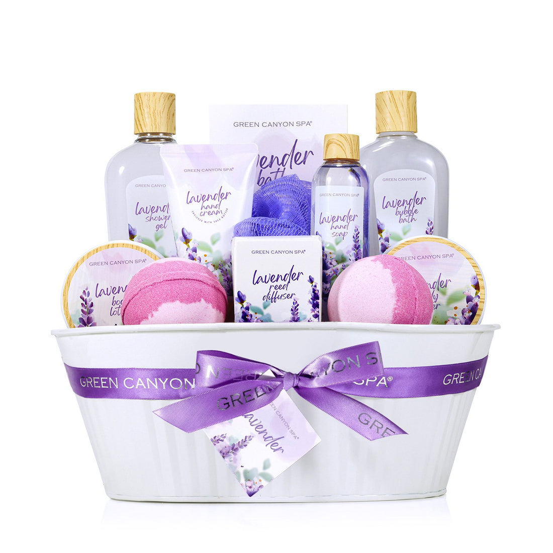 Green Canyon Spa Gift Sets Lavender Bath Set