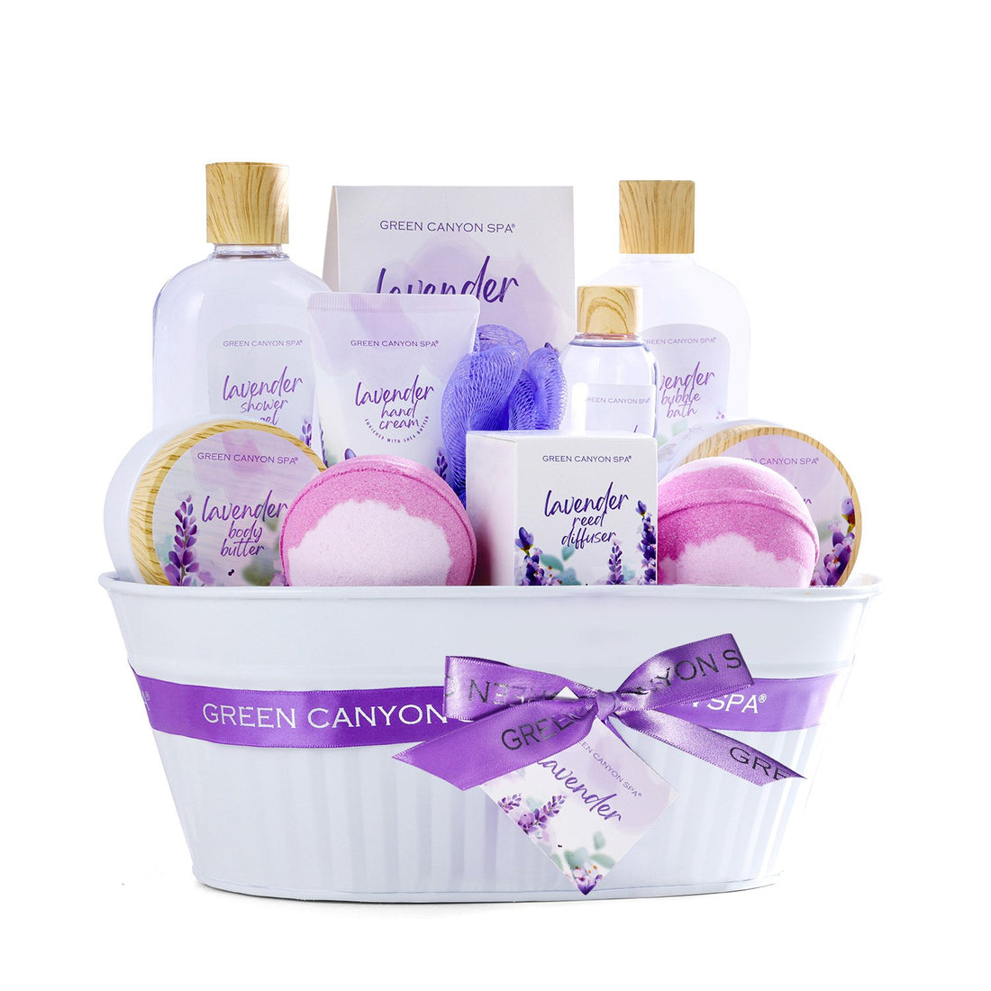 Green Canyon Spa Gift Sets Lavender Bath Set
