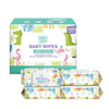 Happy Bum Baby Care Water Baby Wipes-4 packs