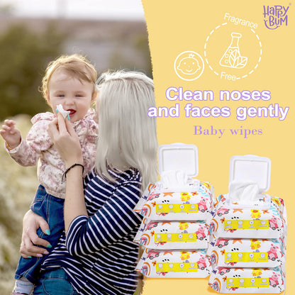 Happy Bum Baby Wipes Saline Baby Face Wipes